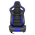 GUNMANSA Reclinable Wingback Racing Seats PVC (Pair)