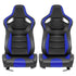 GUNMANSA Reclinable Wingback Racing Seats PVC (Pair)