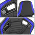 GUNMANSA Reclinable Wingback Racing Seats PVC (Pair)