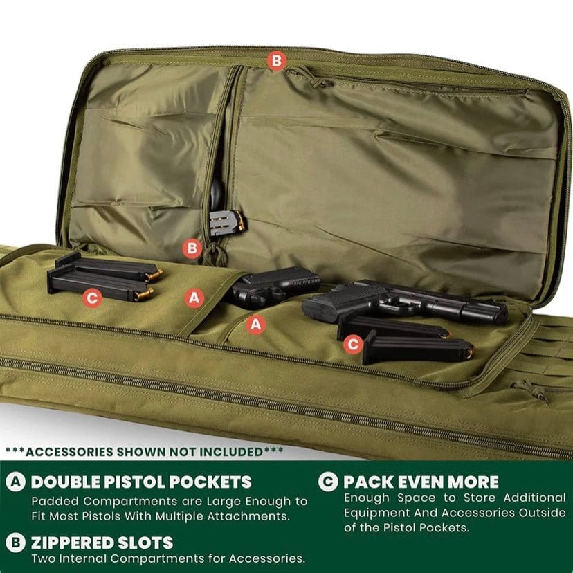 GUNMANSA RECTANGULAR TACTICAL RIFLE BAG 44"