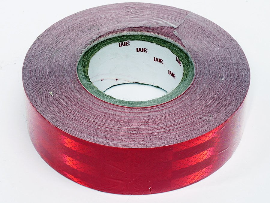GUNMANSA Red Reflective Emergency Warning Adhesive Tape – 40meter