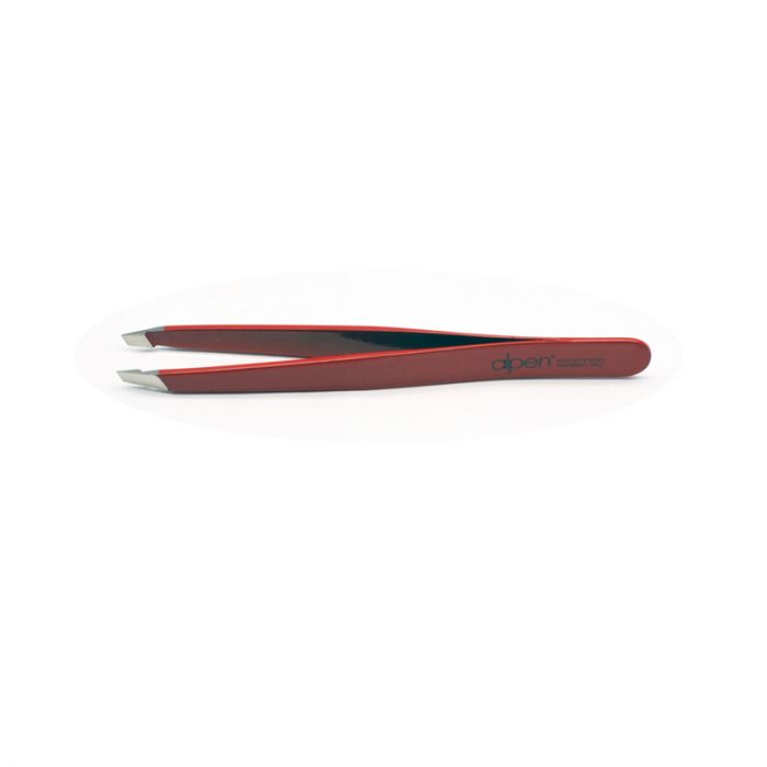 GUNMANSA Red Tweezer Slanted Red ALP-8456.10