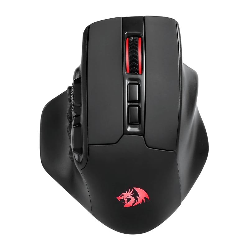 GUNMANSA REDRAGON Aatrox Wireless 6200DP RGB MMO Gaming Mouse - Black