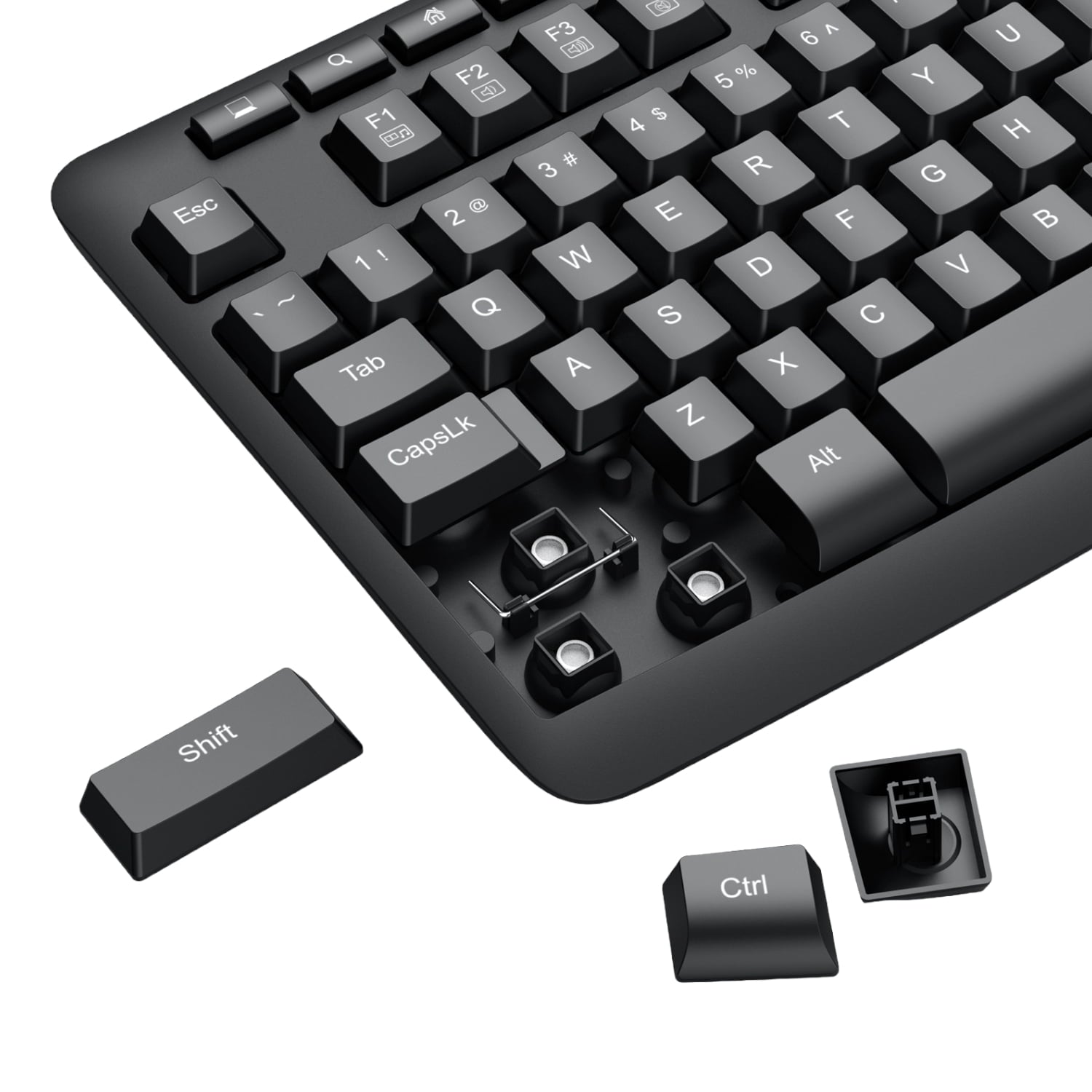 GUNMANSA Redragon BS-7367-B Wireless Office Keyboard and Mouse Combo - Black