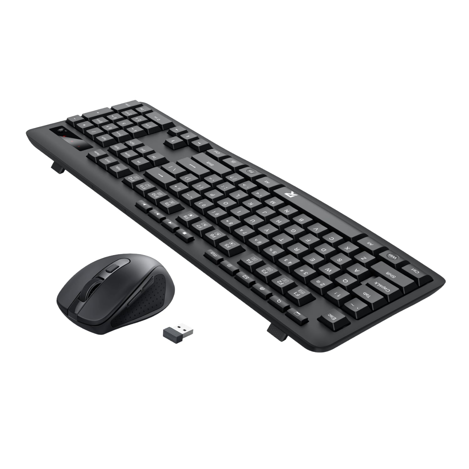 GUNMANSA Redragon BS-7367-B Wireless Office Keyboard and Mouse Combo - Black