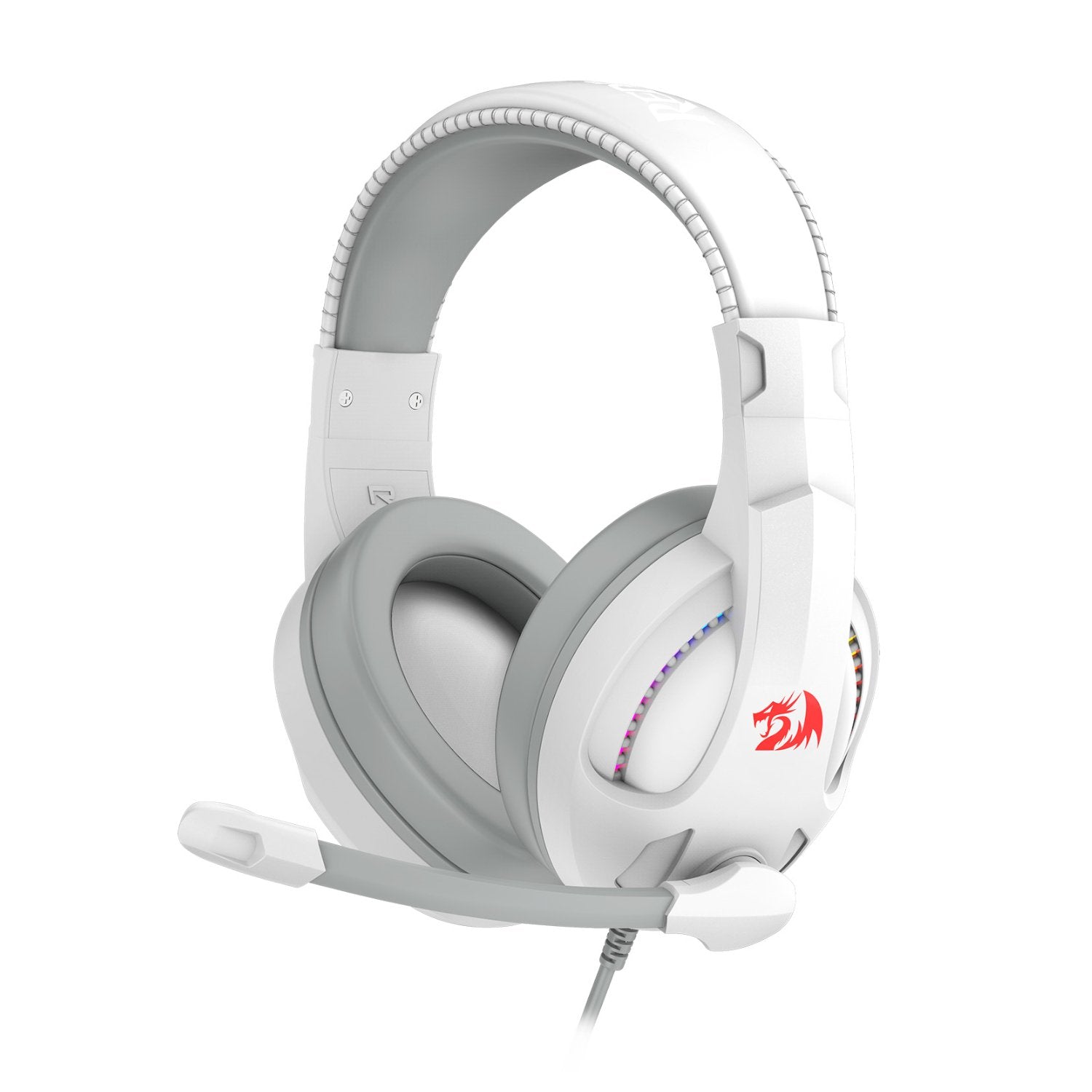 GUNMANSA Redragon H211 CRONUS Surround Sound RGB Wired Gaming Headset – White
