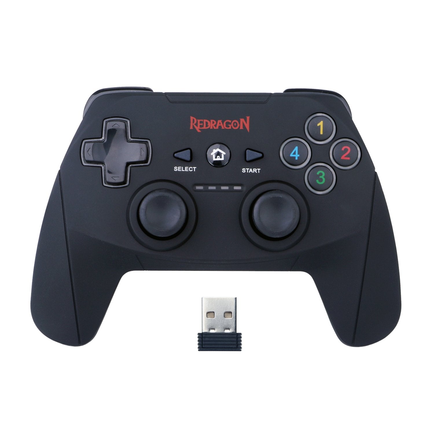 GUNMANSA Redragon HARROW Wireless X/D-input(Digital/Analog) PC Controller - Black