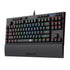 GUNMANSA Redragon K588 RGB Pro BROADSWORD TKL Mechanical Wired Gaming Keyboard - Black