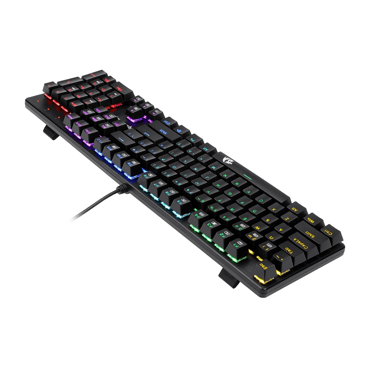 GUNMANSA Redragon K671 104-key Full Size RGB Mechanical Gaming Keyboard