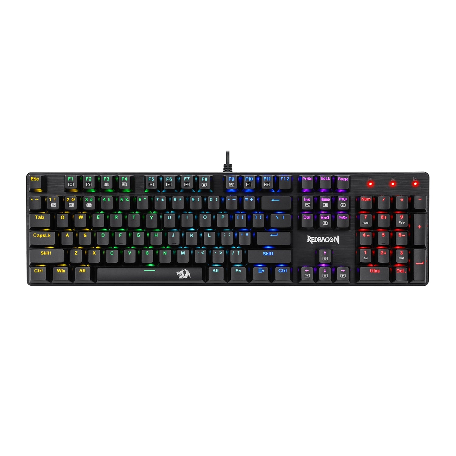 GUNMANSA Redragon K671 104-key Full Size RGB Mechanical Gaming Keyboard
