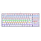 GUNMANSA REDRAGON KUMARA Mechanical 87 Key|RGB Backlit Gaming Keyboard - White
