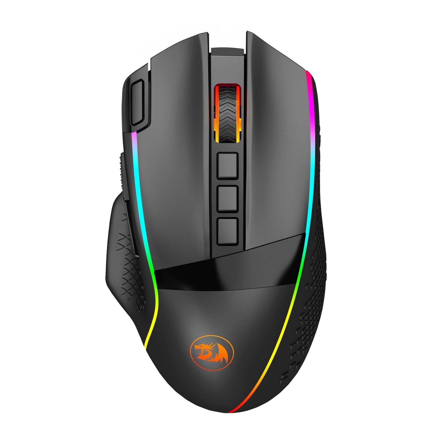 GUNMANSA Redragon M991 RGB PRO ENLIGHTENMENT 26000 DPI Wireless Gaming Mouse - Black