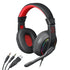 GUNMANSA Redragon Over-Ear ARES Aux RGB Gaming Headset - Black