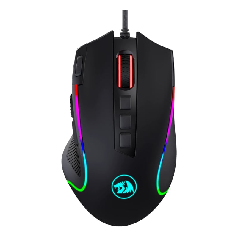 GUNMANSA REDRAGON PREDATOR 4000DPI RGB Ergo Gaming Mouse - Black