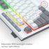 GUNMANSA Redragon S151 Wired RGB Gaming Keyboard and Mouse Combo - White and Grey