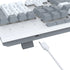 GUNMANSA Redragon S151 Wired RGB Gaming Keyboard and Mouse Combo - White and Grey