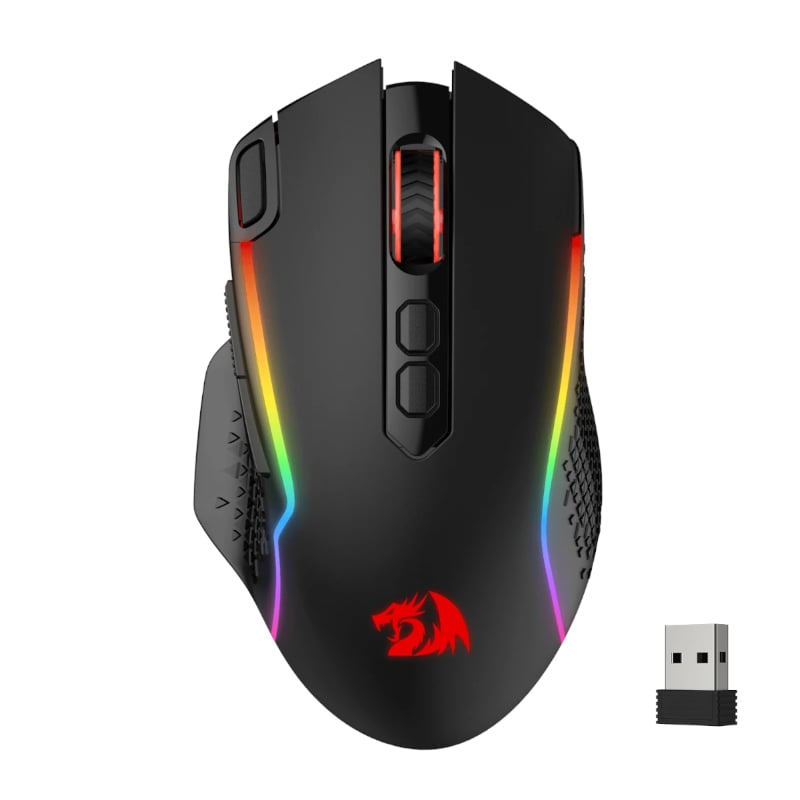 GUNMANSA REDRAGON Taipan Pro 10000DPI RGB Wireless Gaming Mouse - Black
