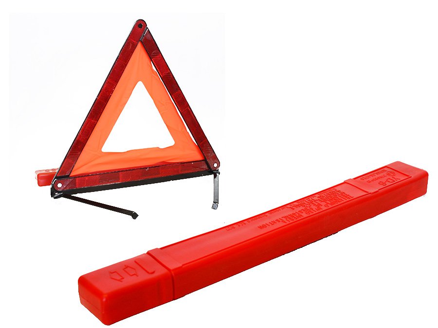 GUNMANSA Reflective Foldup Warning Triangle Large
