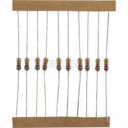 GUNMANSA Resistor - 1K 1/4W 5% / 10 Part No: HW02