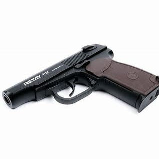 GUNMANSA Retay PM Black Blank/Pepper Gun (Semi Auto|6+1|9mm PAK)