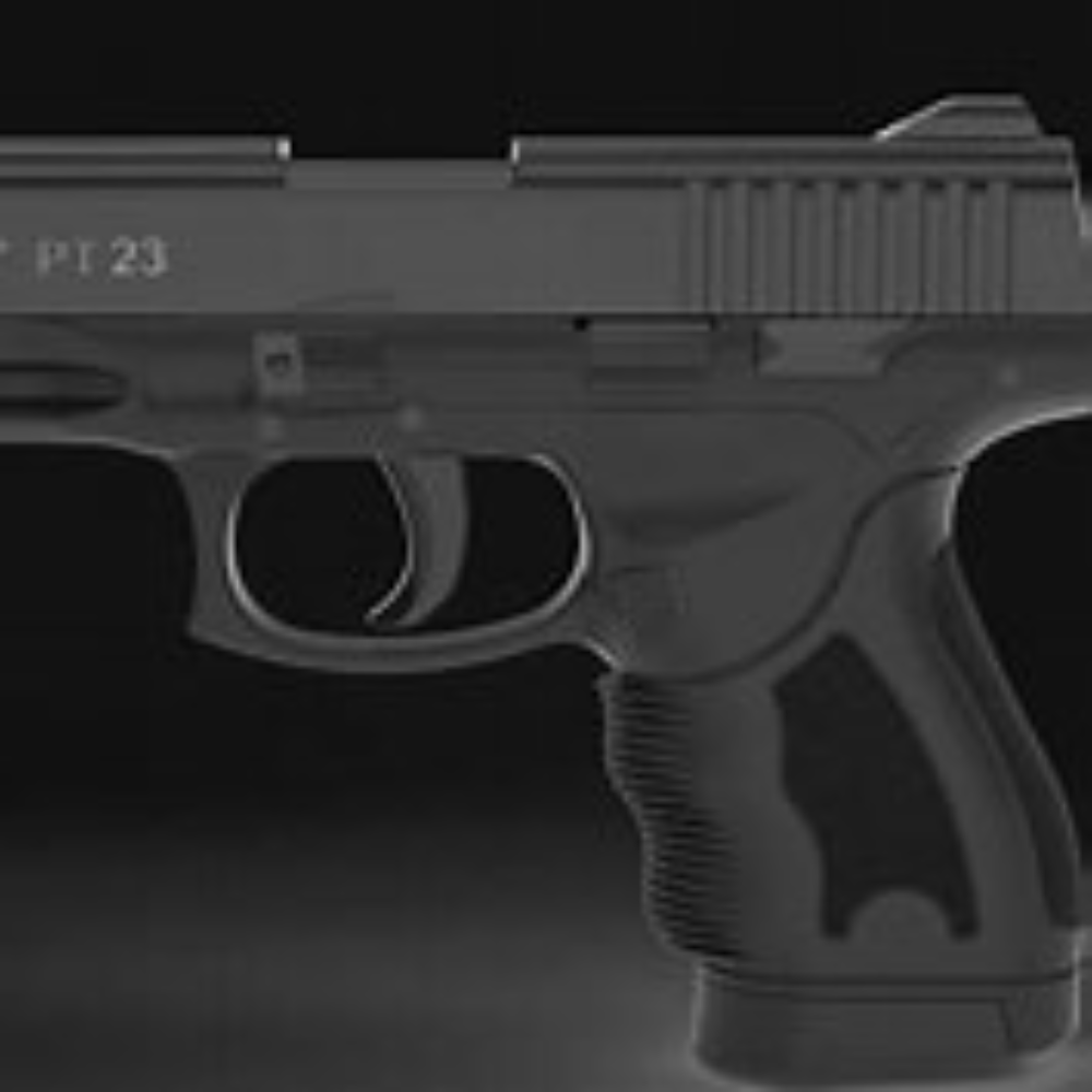 GUNMANSA Retay PT23 Black Blank/Pepper Gun (Semi Auto|14+1|9mm PAK)