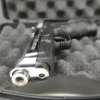 GUNMANSA Retay XPRO Shiny Chrome Blank/Pepper Gun (Semi Auto|14+1|9mm PAK)
