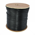 GUNMANSA RG59 Coaxial Cable with Power – 500m Black | 75 Ohm