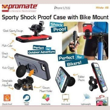 GUNMANSA Ridei5 Shockproof iPhone 5/5s Case with Bike Mount