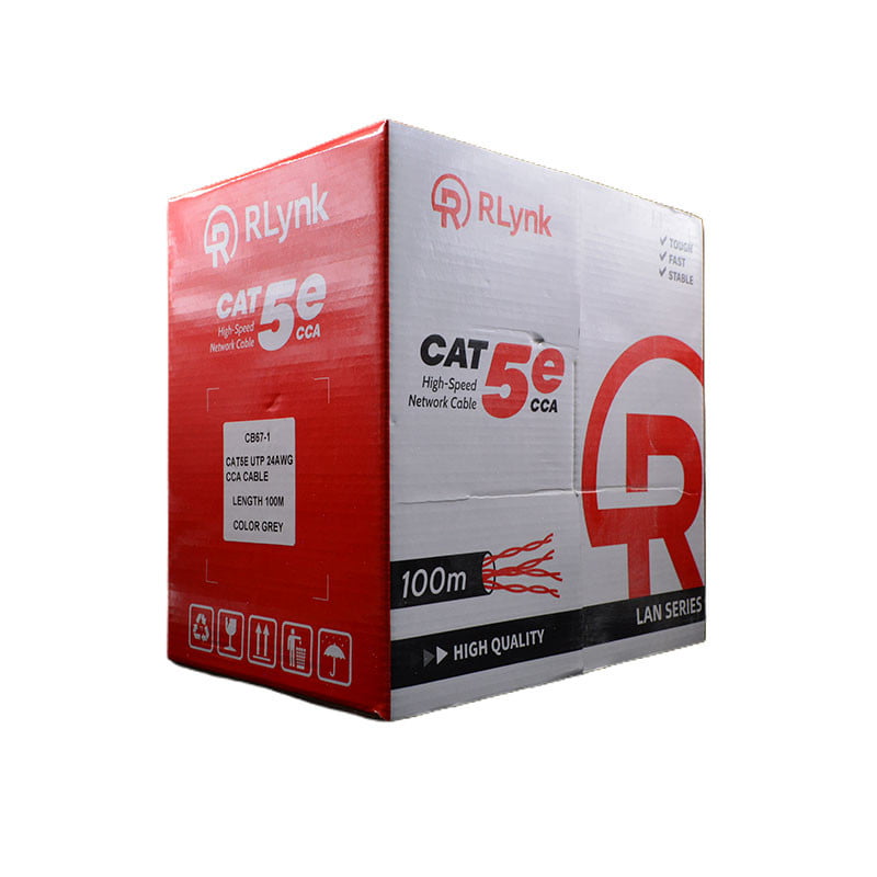 GUNMANSA RLynk CAT5 UTP CCA Cable 0.50mm 100m pull box