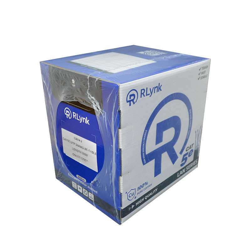 GUNMANSA RLynk CAT5E Solid Copper UTP Cable 0.5mm 305 m Reelex box