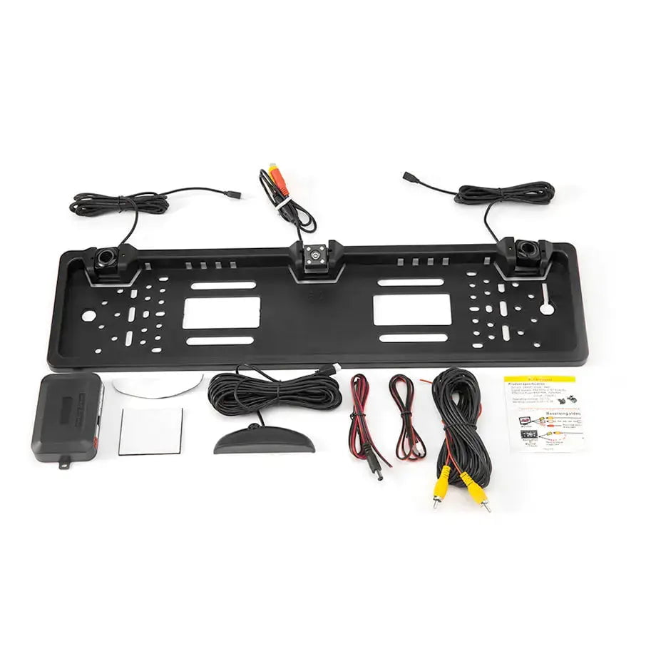 GUNMANSA Roadstar Universal Number Plate Rear View Camera With Parking Sensors