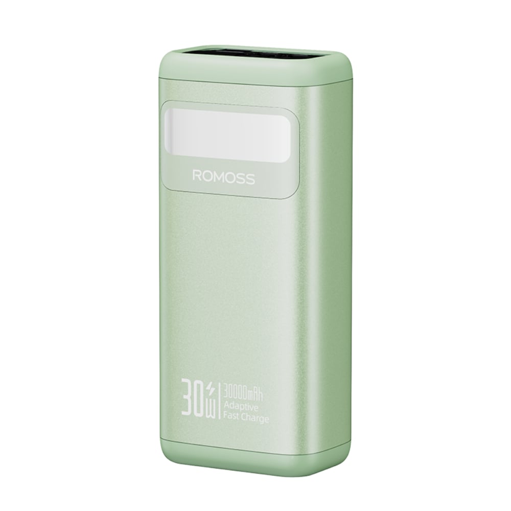 GUNMANSA Romoss PMT30 30000mAh 30W Fast Charge Power Bank – Green