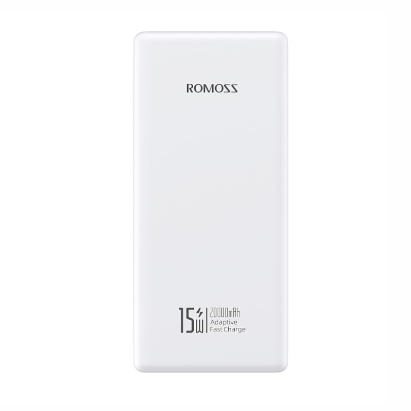 GUNMANSA Romoss Power Bank PRC 20000mAh 15W WH