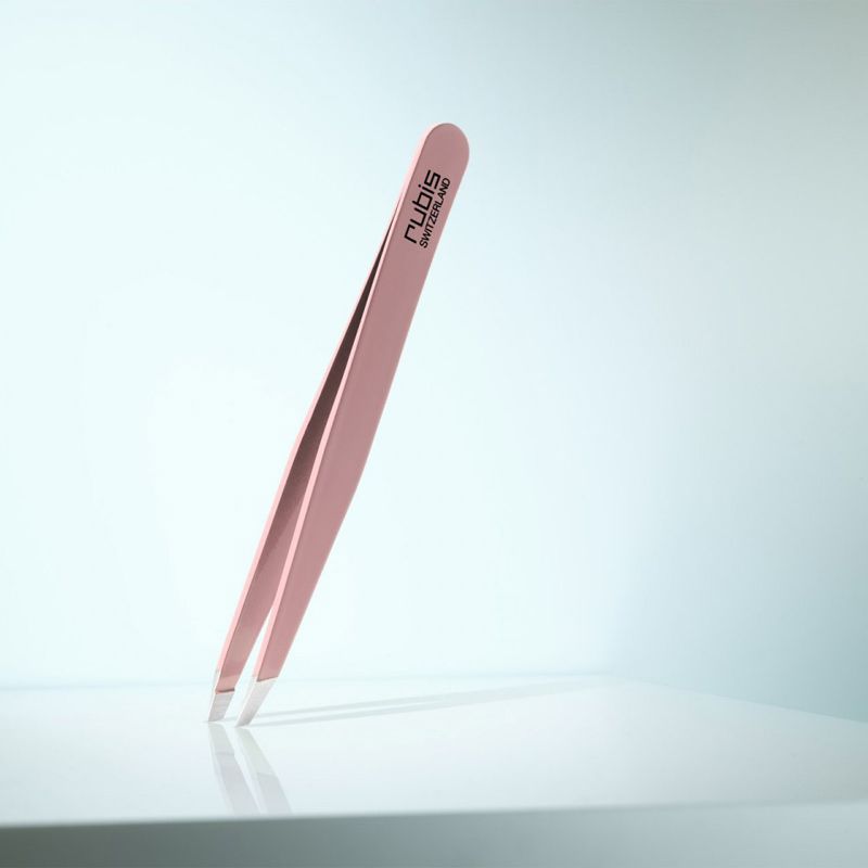 GUNMANSA RUBIS TWEEZER SLANTED CLASSIC PINK RUB-1K108