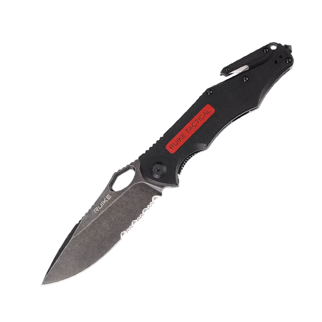 GUNMANSA RUIKE M195 BLACK D2 FOLDING KNIFE