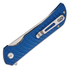 GUNMANSA Ruike P122-ME Blue Micarta Handle Folding Knife