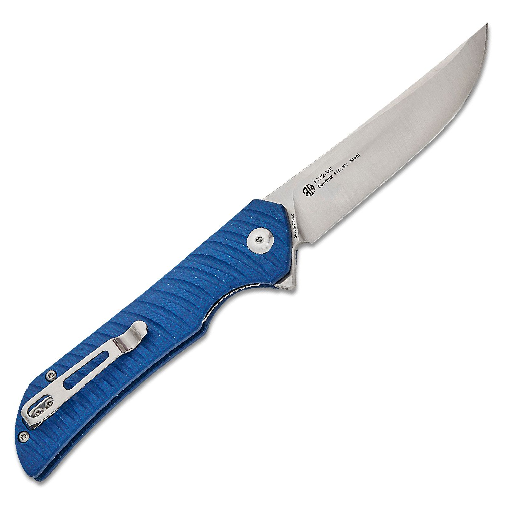GUNMANSA Ruike P122-ME Blue Micarta Handle Folding Knife