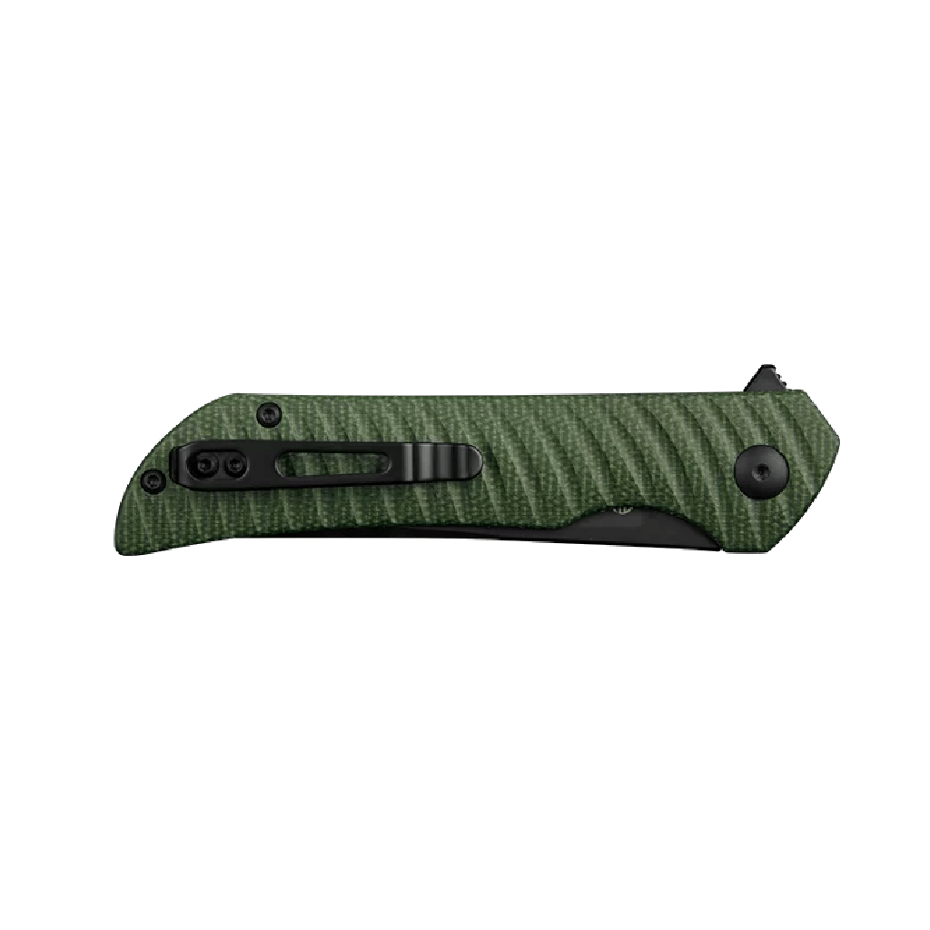 GUNMANSA Ruike P122-MG Green Micarta Handle Folding Knife
