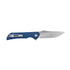 GUNMANSA Ruike P123-ME Blue Micarta Handle Folding Knife