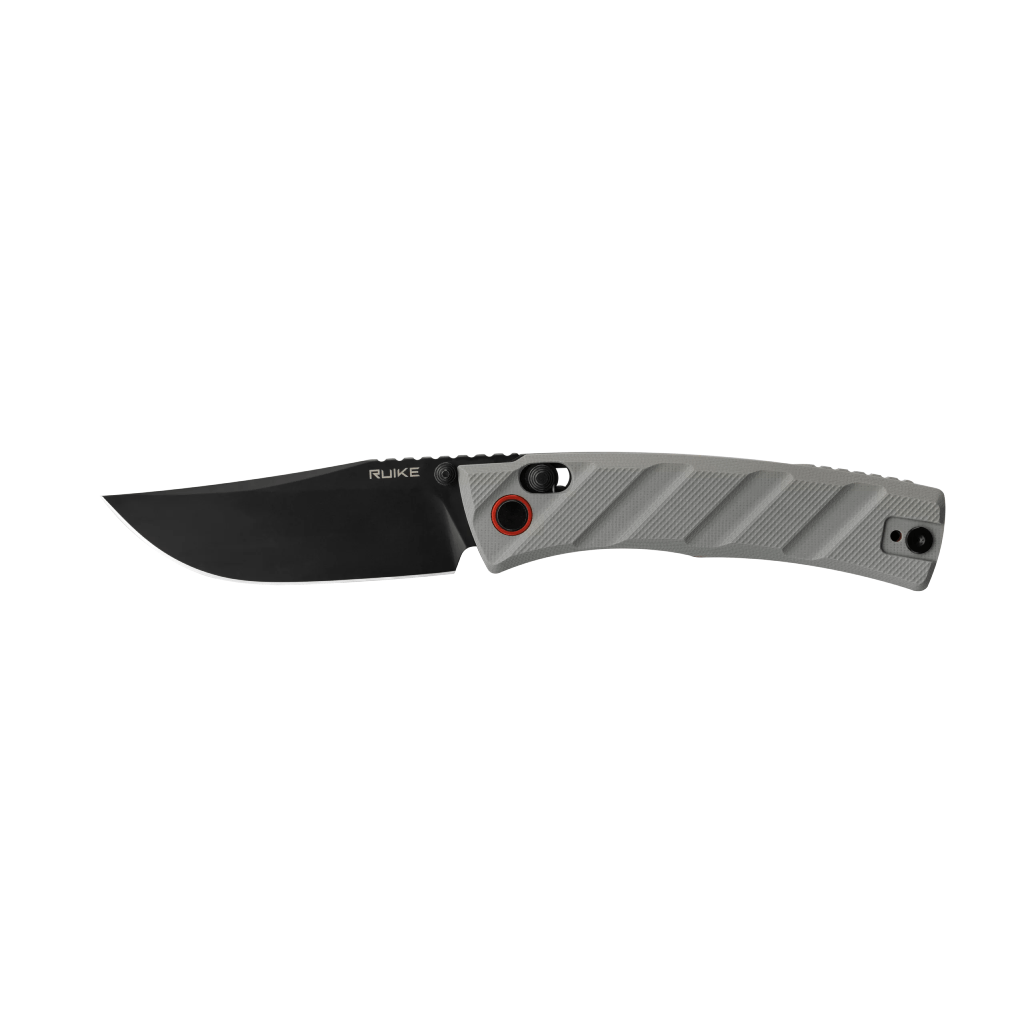 GUNMANSA Ruike P856-K G10 Grey Handle Folding Knife