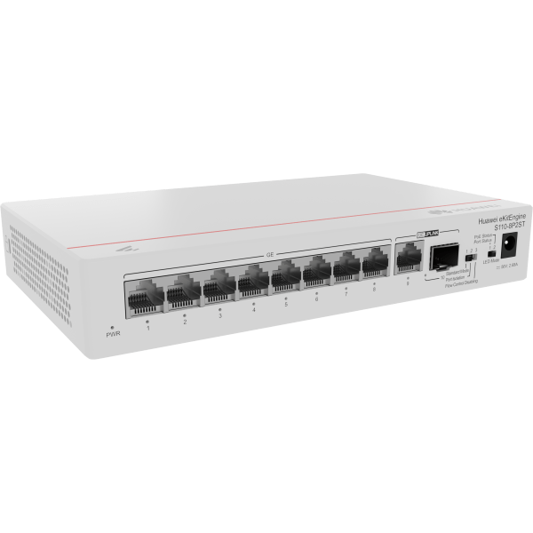 GUNMANSA S110-8P2ST 8*10/100/1000BASE-T ports PoE+ 1*GE SFP port 1*10/100/1000BASE-T port