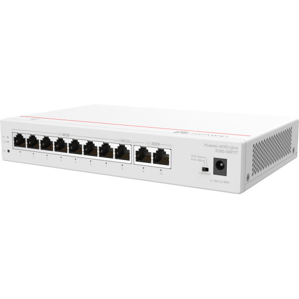 GUNMANSA S380 S8P2T 2*GE WAN 8*GE LAN(PoE+ 124W) up to 350 users forwarding performance 2Gbps