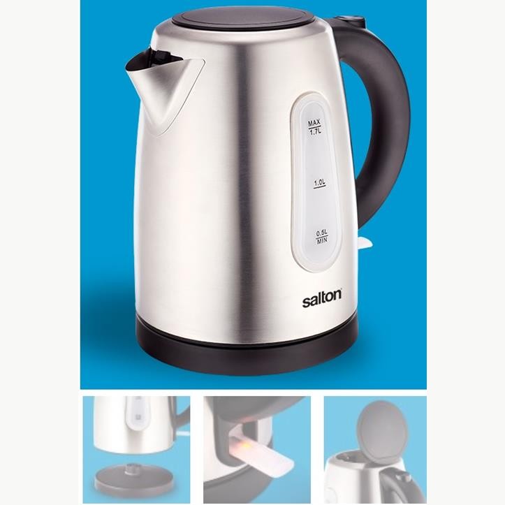 GUNMANSA Salton 1.7L Stainless Steel Kettle