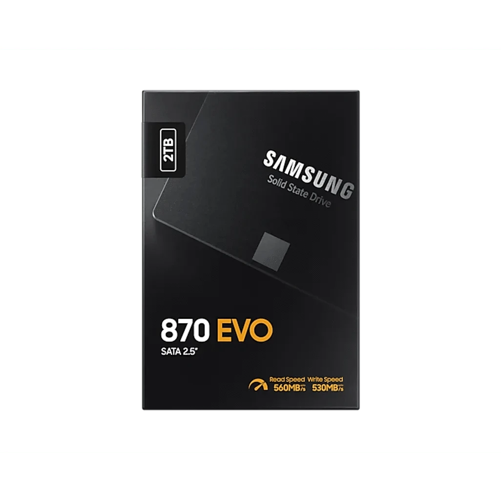 GUNMANSA Samsung 870 EVO, 2 TB, 2.5", 560 MB/s, 6 Gbit/s