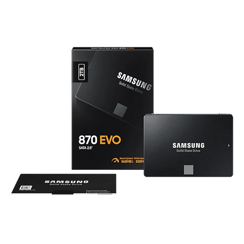 GUNMANSA Samsung 870 EVO, 2 TB, 2.5", 560 MB/s, 6 Gbit/s