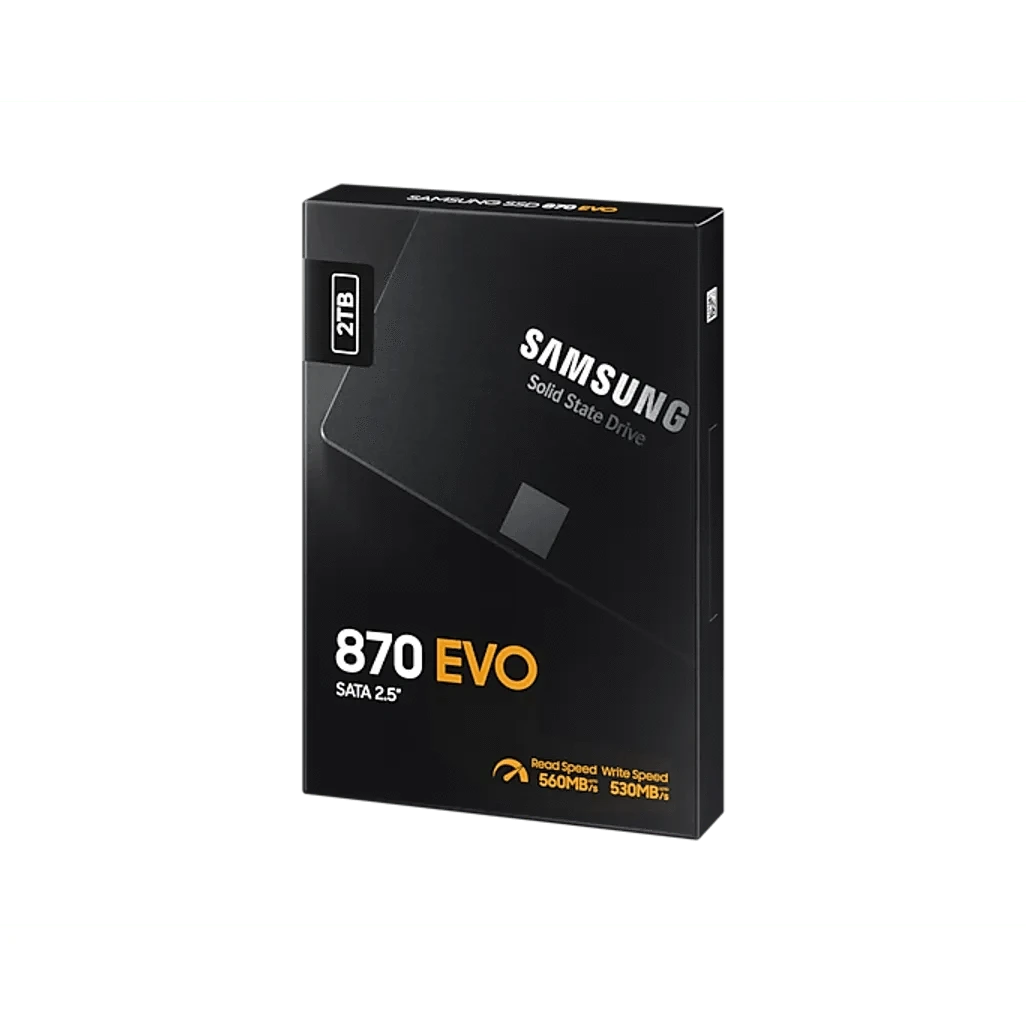 GUNMANSA Samsung 870 EVO, 2 TB, 2.5", 560 MB/s, 6 Gbit/s
