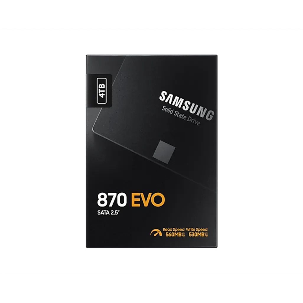 GUNMANSA Samsung 870 EVO, 4 TB, 2.5", 560 MB/s, 6 Gbit/s
