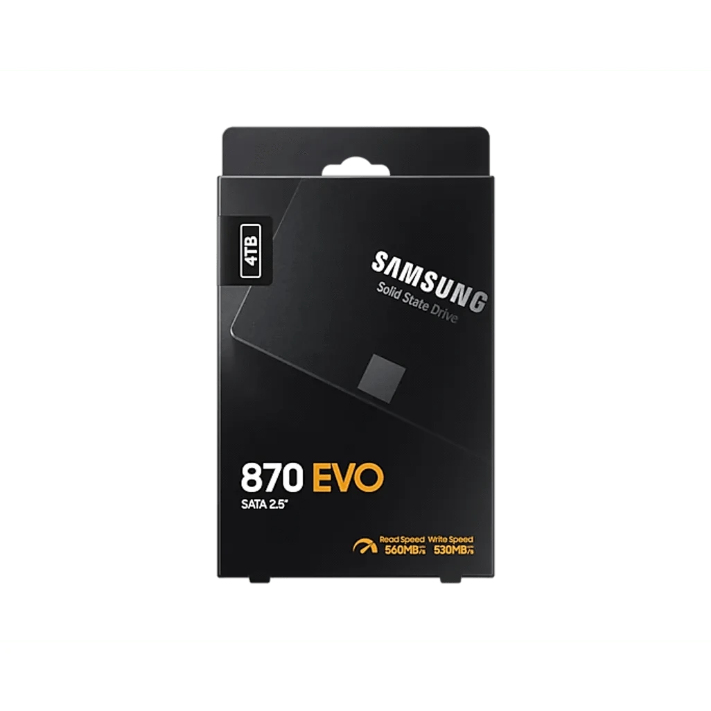 GUNMANSA Samsung 870 EVO, 4 TB, 2.5", 560 MB/s, 6 Gbit/s