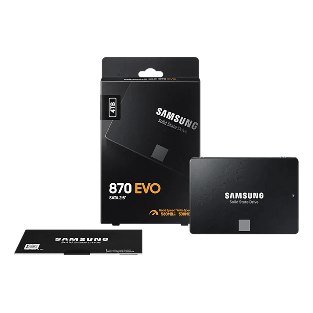 GUNMANSA Samsung 870 EVO, 4 TB, 2.5", 560 MB/s, 6 Gbit/s