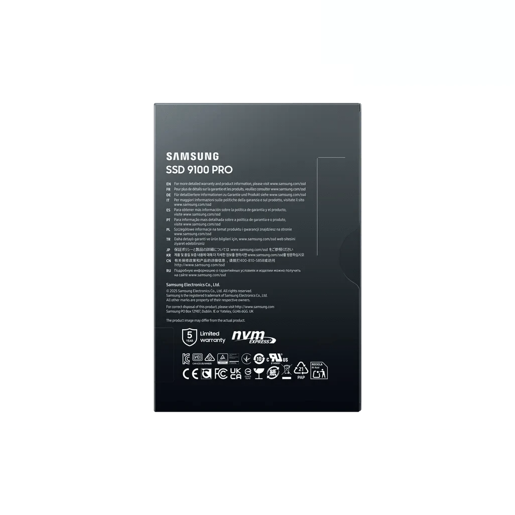 GUNMANSA Samsung 9100 PRO PCIe® 5.0 NVMe™ M.2 SSD - 1 TB, 1 TB, M.2, 14700 MB/s